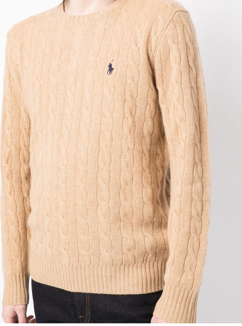 Polo Ralph Lauren Textured Cable Knit Pullover Sweater