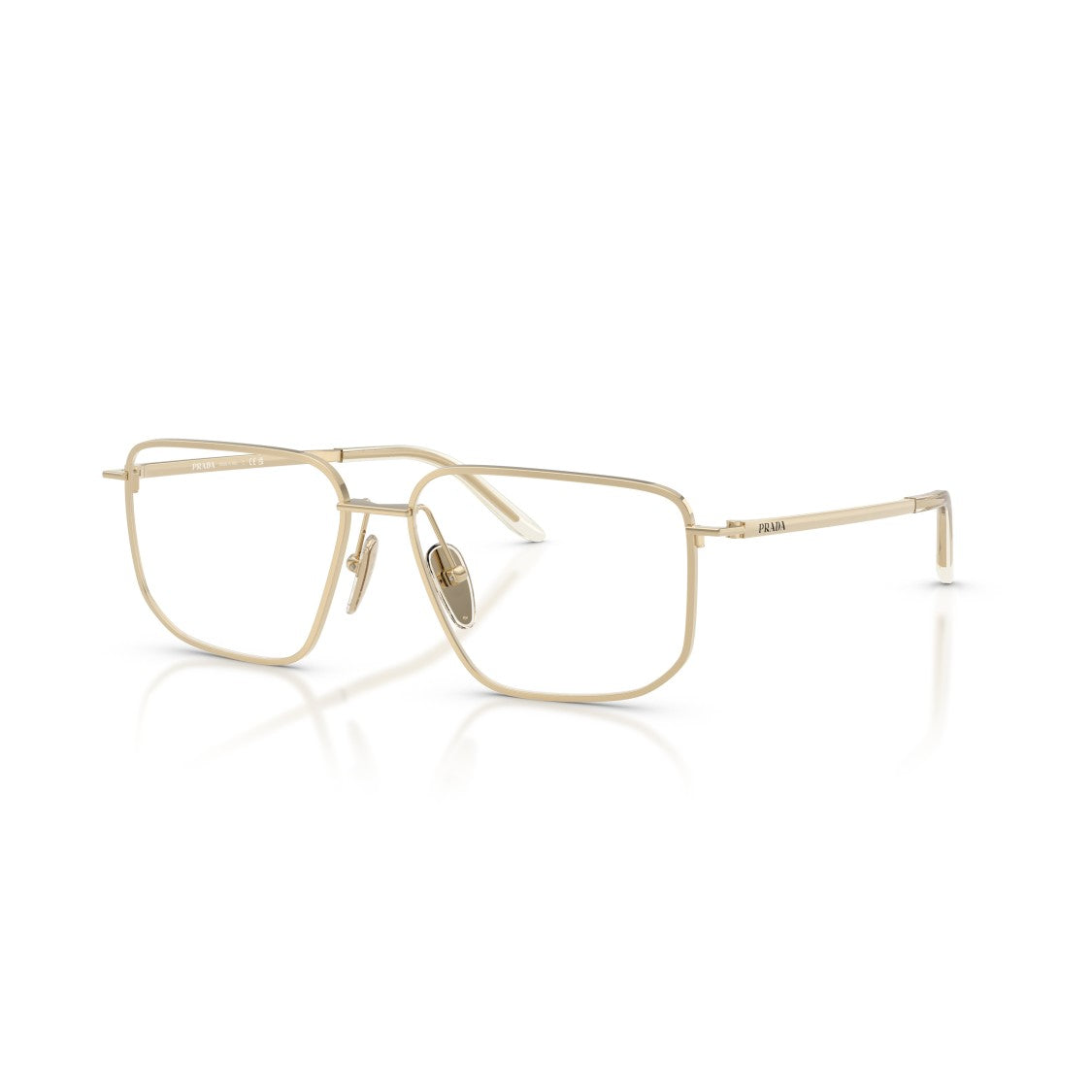 Prada 0Pr C52v Thin Metal Frame Sunglasses