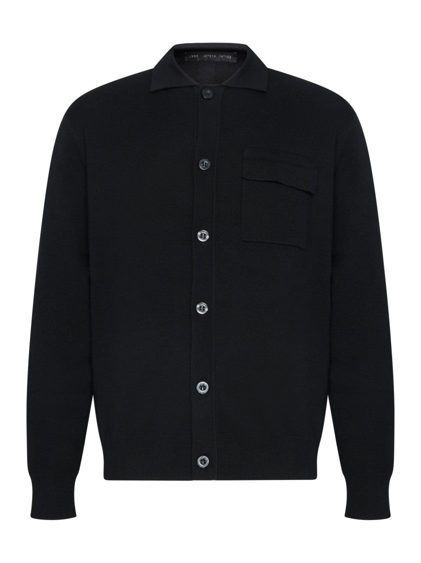 Low Brand Ribbed Polo Collar Knitwear