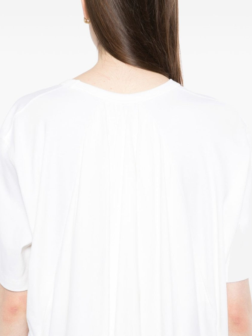Jacquemus White Round Neck Short Sleeve T-Shirt
