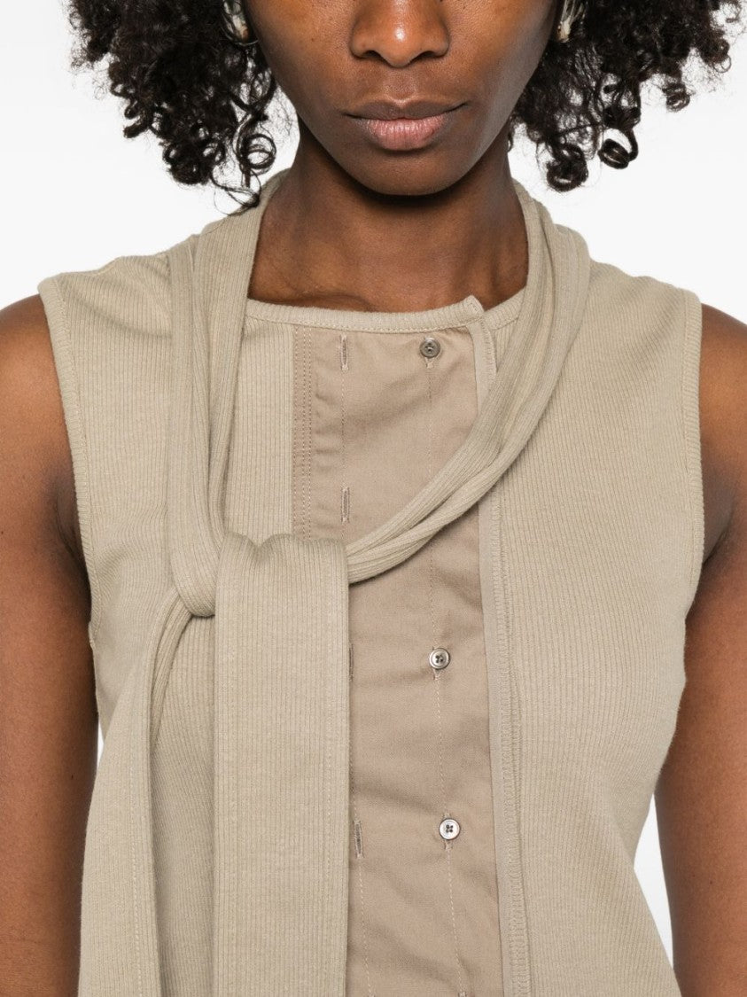 Lemaire Sleeveless Ribbed Top