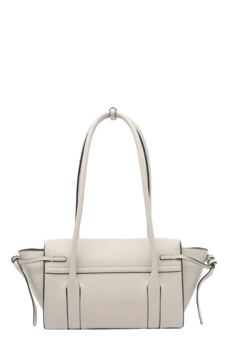 Mulberry Chalk Mini Soft Bayswater Heavy-Grain Leather Handbag