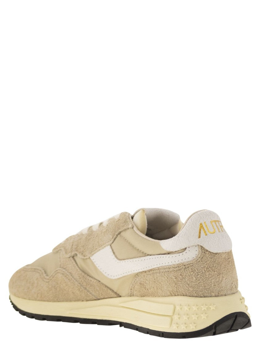 Autry Reelwind - Suede And Technical Textile Trainer