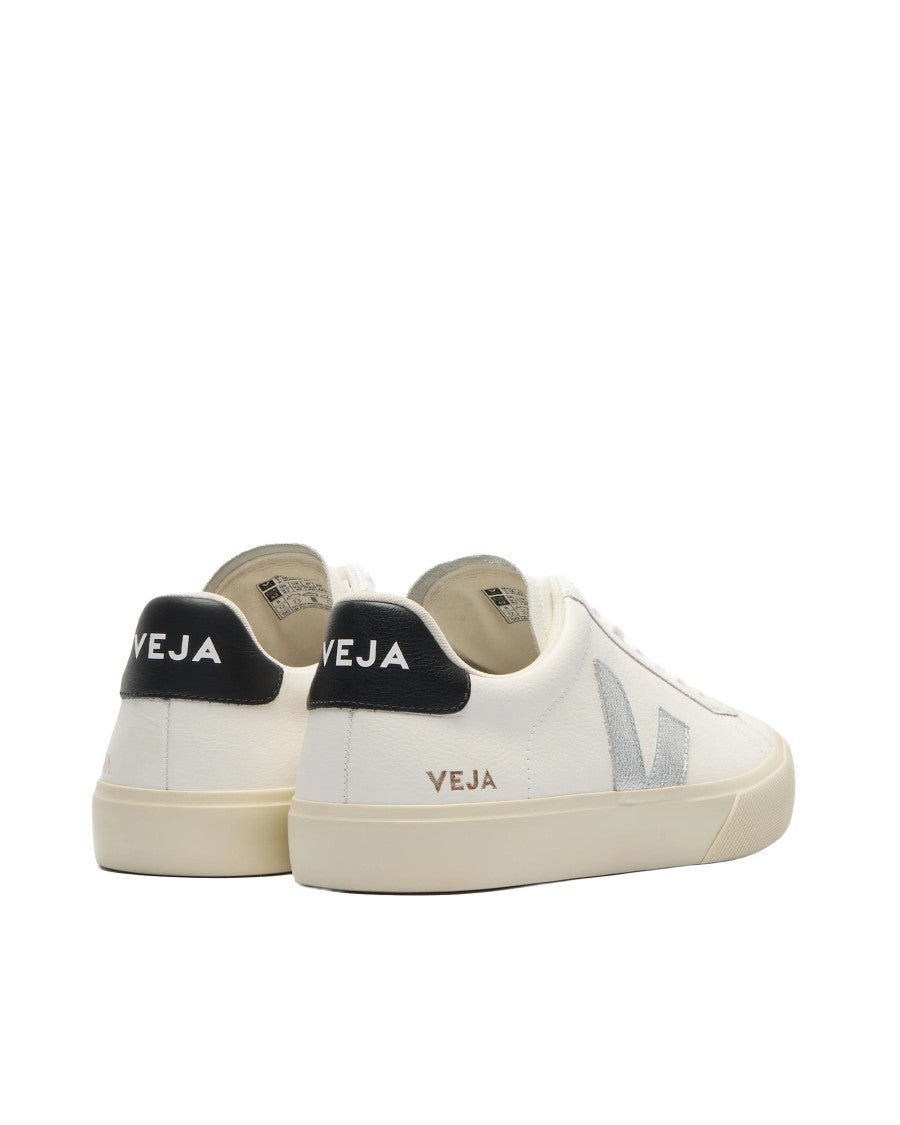 Veja Campo Leather Sneakers With Organic Texture And Minimalist Design