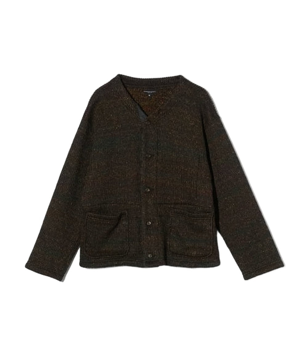 Engineered Garments Textured Knit Cardigan With Button-Up Front