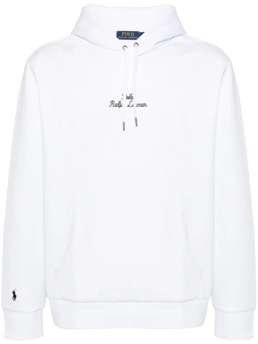 Polo Ralph Lauren White Long Sleeve Sweatshirt With Hood