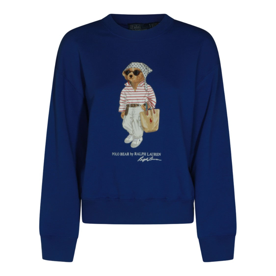 Polo Ralph Lauren Bear Graphic Sweater With Classic Crew Neckline