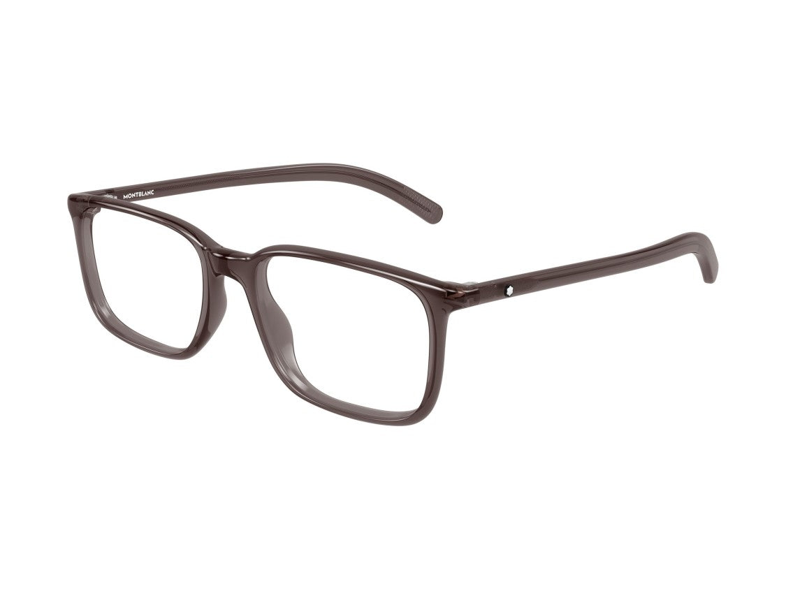 Montblanc Mb0328o Translucent Acetate Square Frame Eyeglasses
