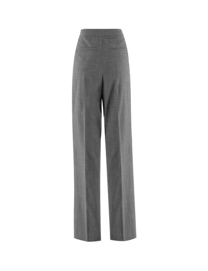 Fabiana Filippi Straight-Fit Trousers With Melange Texture