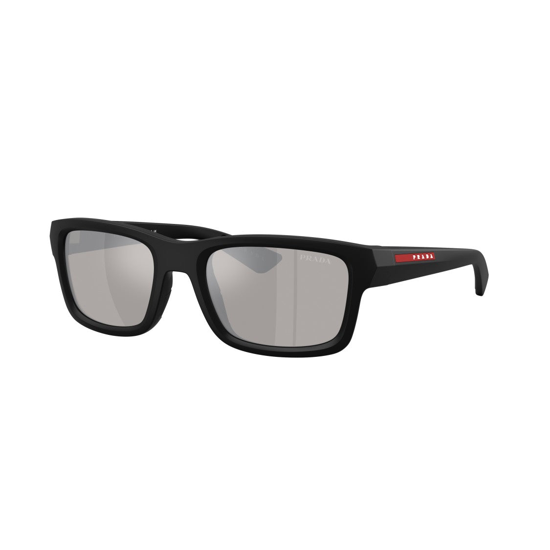 Prada Linea Rossa 0Ps B10s Matte Black Rectangular Sunglasses
