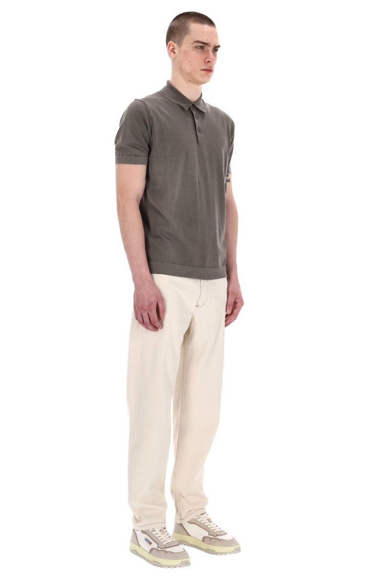 Drumohr Frosted Superlight Cotton Polo