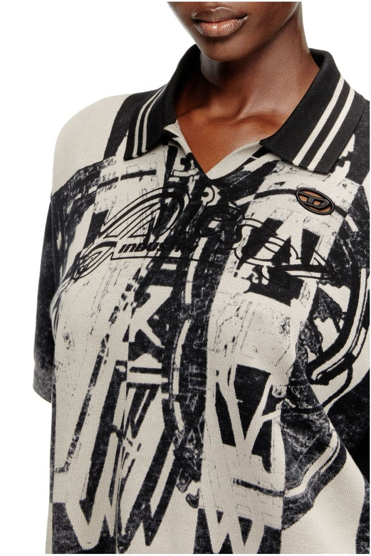 Diesel Black Wool-Blend Sweater