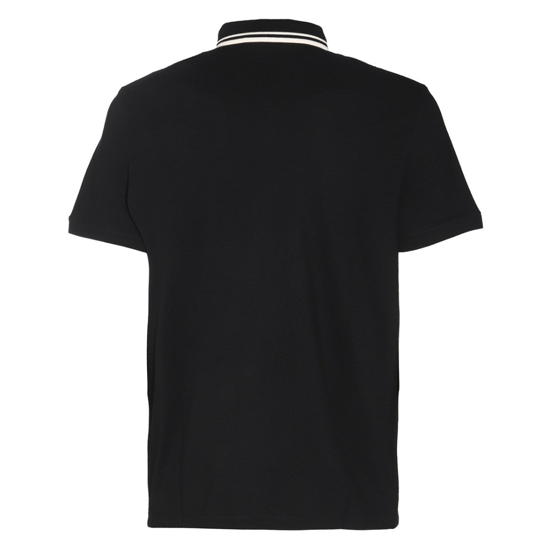 Valentino Black Cotton Logo Polo Shirt