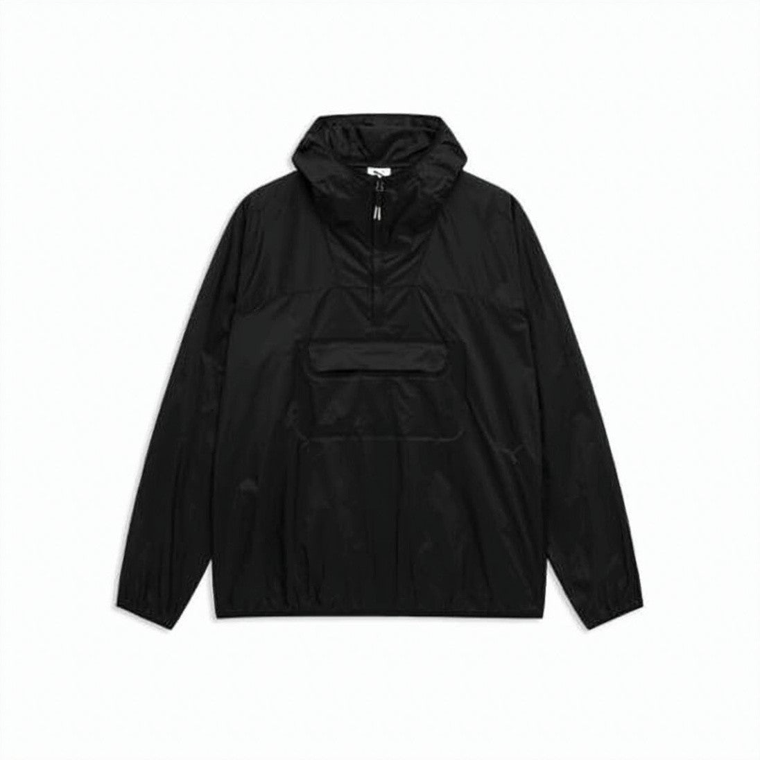 Puma Sleek Black Long-Sleeve Top With Half-Zip Closure