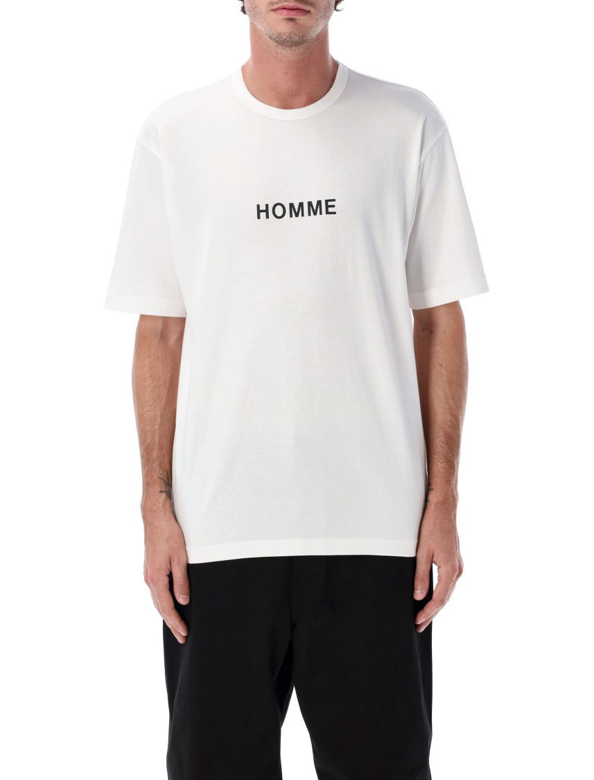 Comme Des Garçons Cotton Logo Short Sleeve T-Shirt