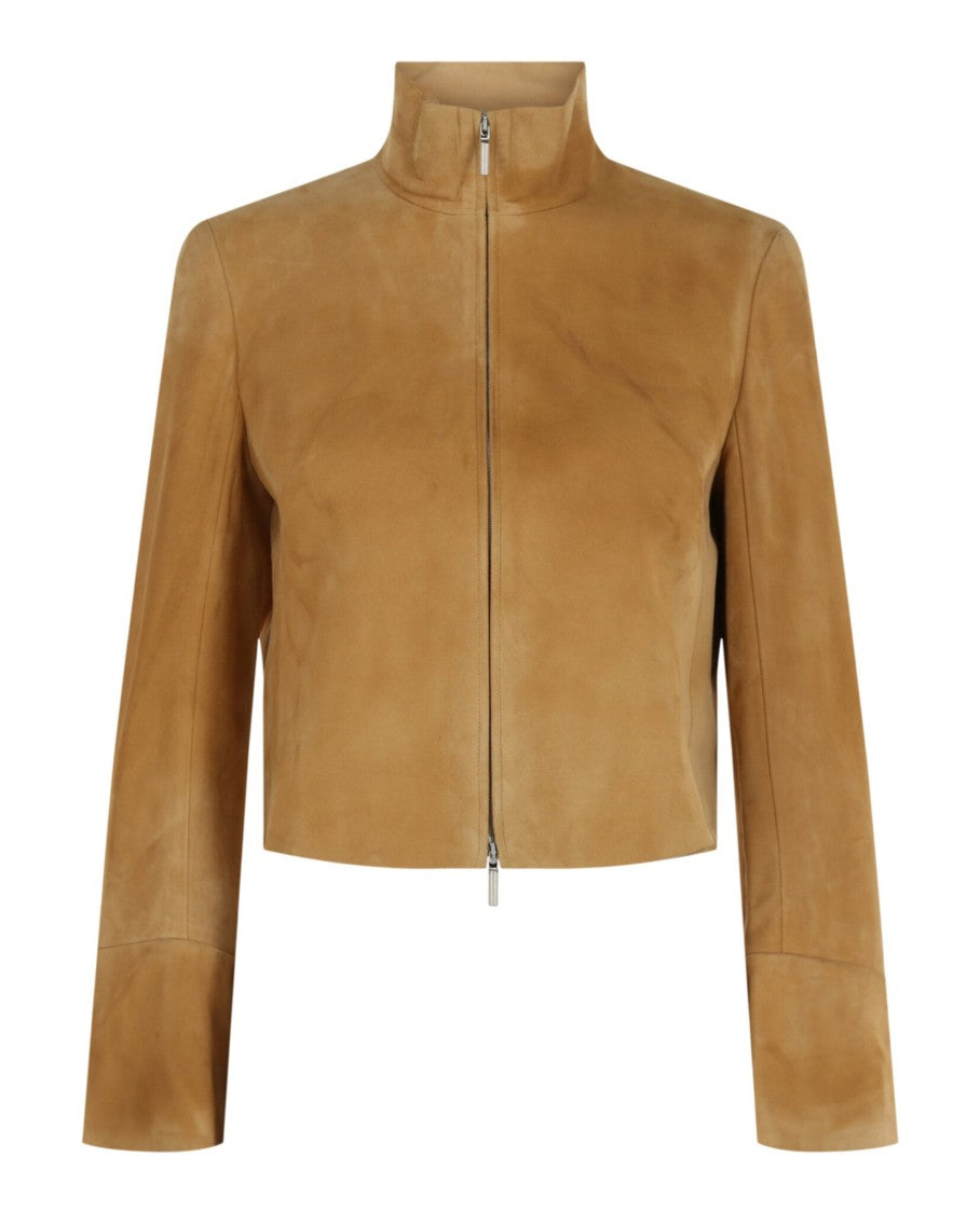 Ferragamo Suede Cropped Jacket