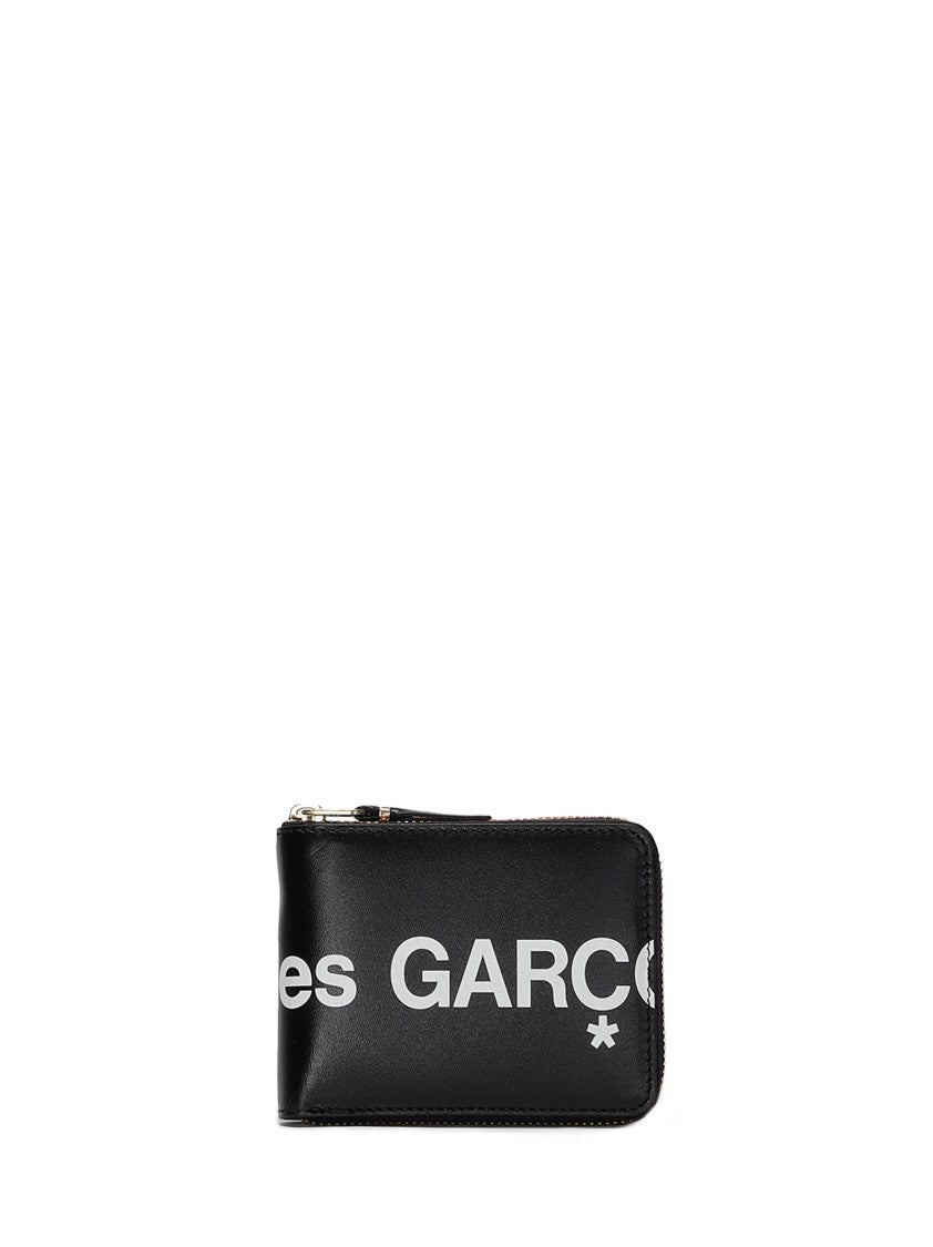 Comme Des Garçons Oversized Logo Cowhide Leather Accessory