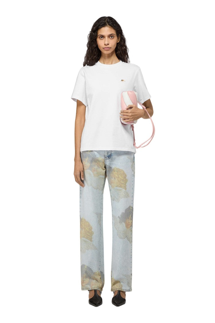 Fiorucci Angel Print Straight Fit Jeans