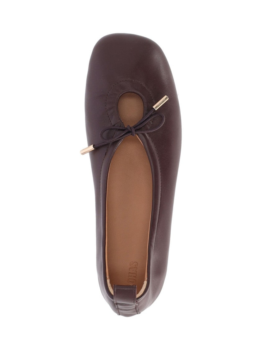Alohas Brown Rosalind Leather Flats