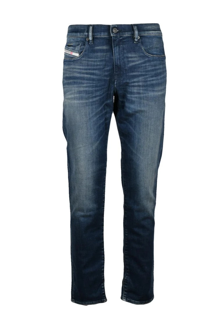 Diesel Blue 2019 D-Strukt Slim Fit Cotton Elastane Jeans