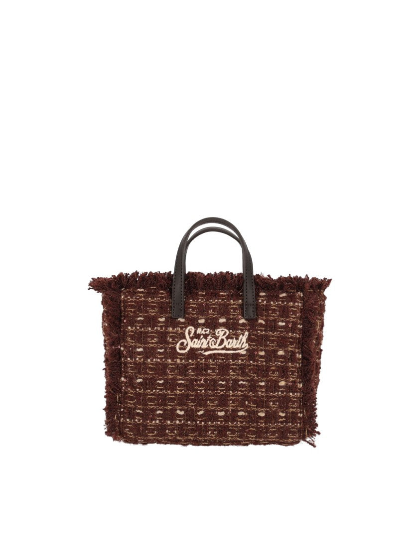 Mc2 Saint Barth Vanity Mini Tweed N-1811 Small Tweed Mini Bag