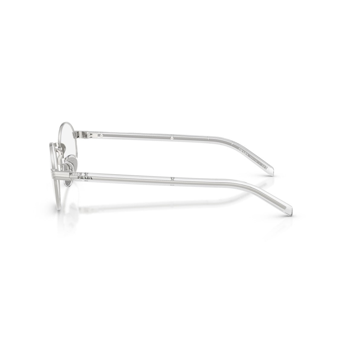 Prada 0Pr B55v Round Metal Frame Eyeglasses