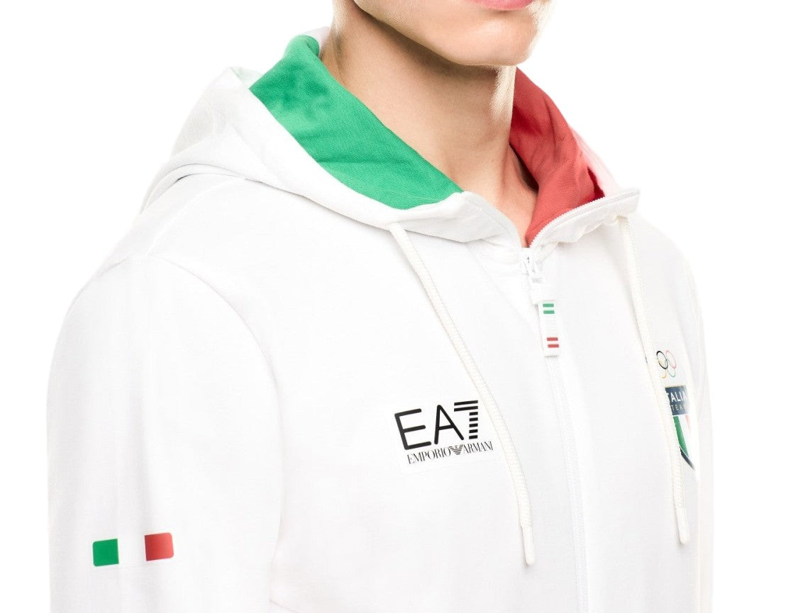 Ea7 Emporio Armani Tracksuit With Drawstring Hoodie