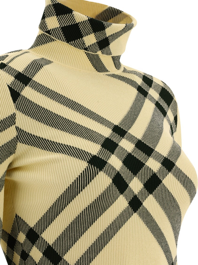 Burberry "Check" Turtleneck Sweater