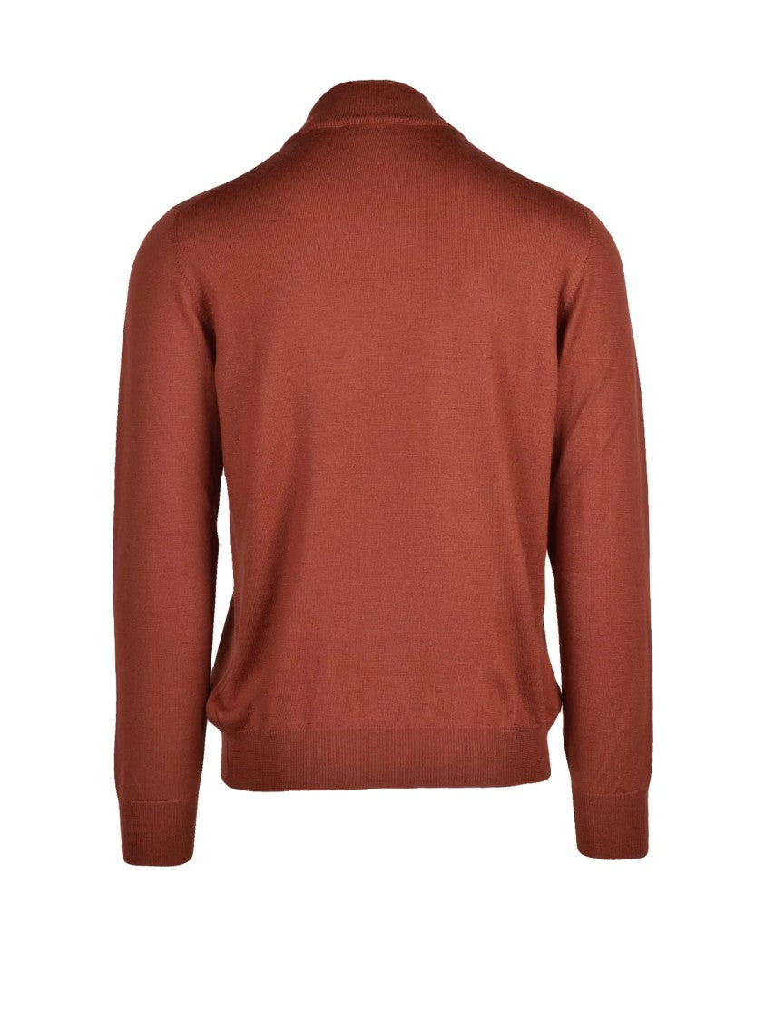 Gran Sasso Turtleneck Sweater In 100% Virgin Wool