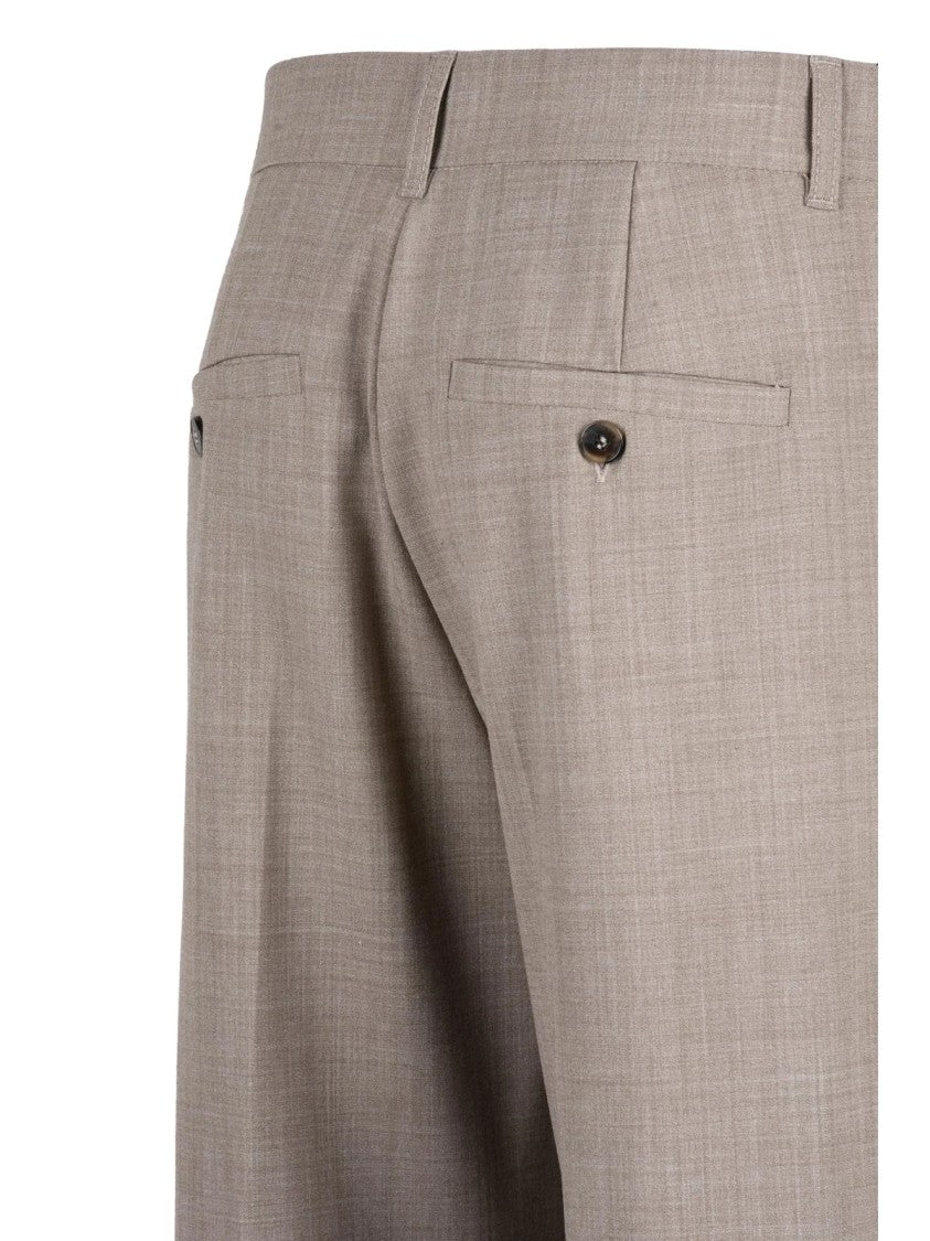 Marella Sport Straight-Leg Trousers With Normal Waist And Functional Pockets