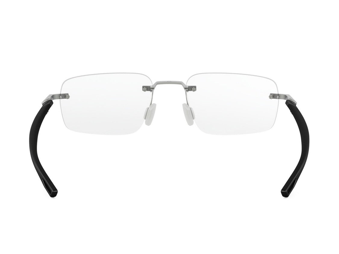Tag Heuer Silver Th50026u Rimless Rectangular Eyeglasses