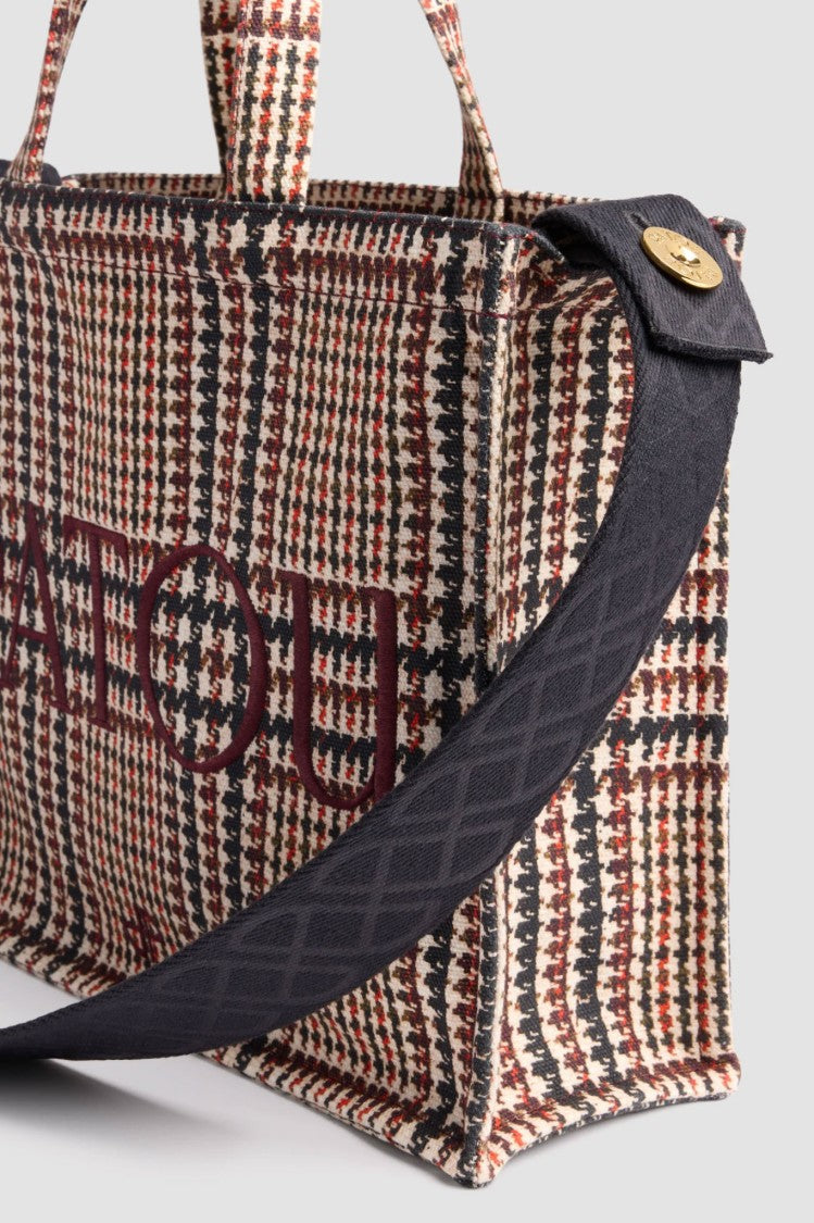 Patou Medium Cotton Canvas Tote
