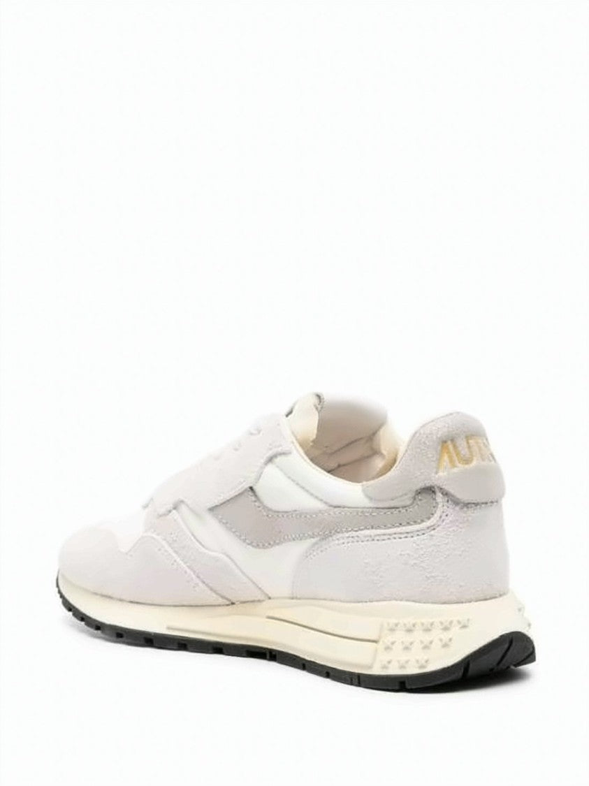Autry Retro-Inspired Suede And Nylon Sneakers With Signature Branding