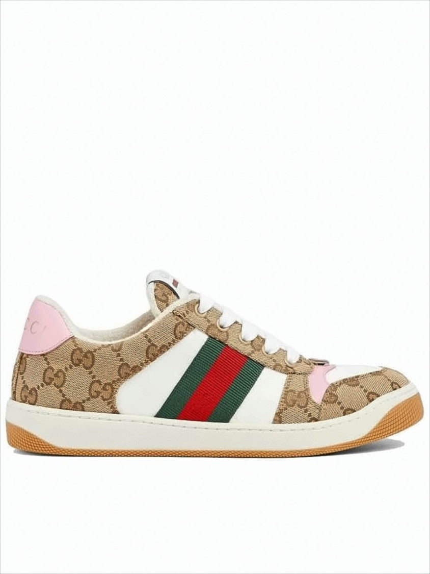 Gucci Signature Monogram Low-Top Sneakers