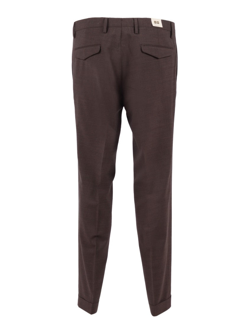 Briglia Slim Fit Flat Front Straight-Leg Pants