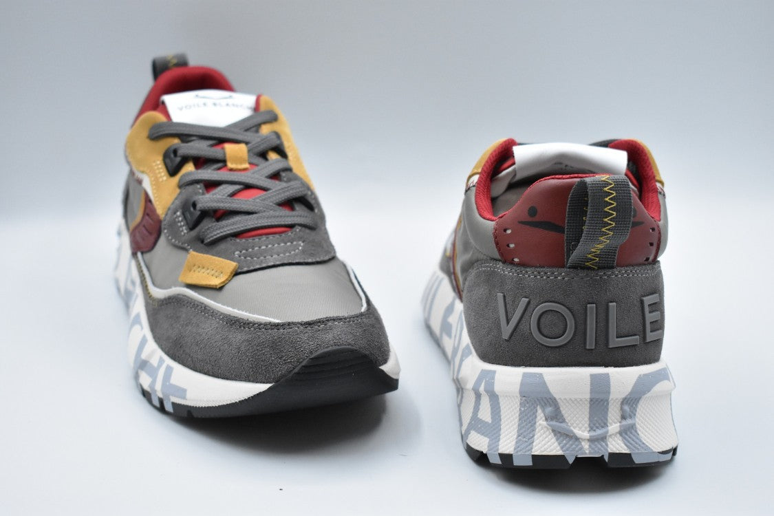 Voile Blanche Textured Upper And Chunky Sole Sneakers