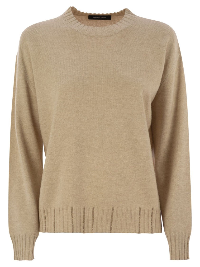 Fabiana Filippi Platinum Crew-Neck Jumper