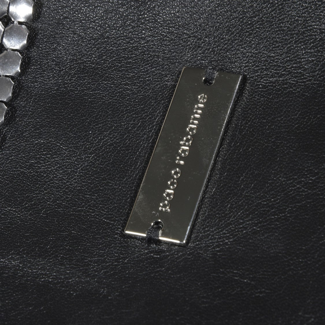 Rabanne Square Shoulder Bag In Aluminum Mesh