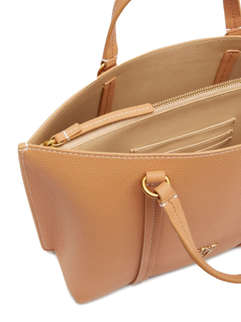 Pinko Carrie Leather Tote Bag