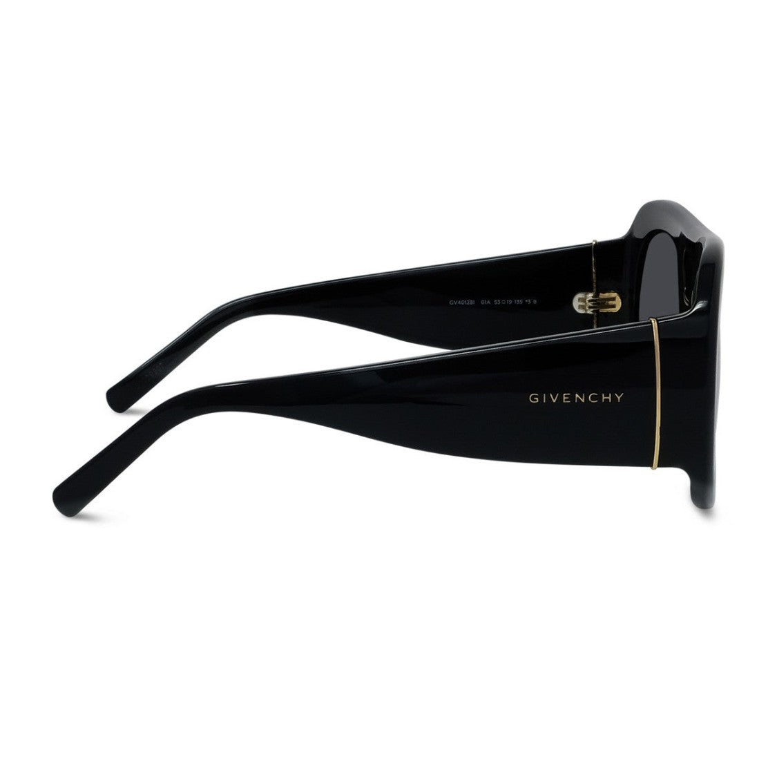 Givenchy Black Bold Gv40128i Acetate Pilot Sunglasses