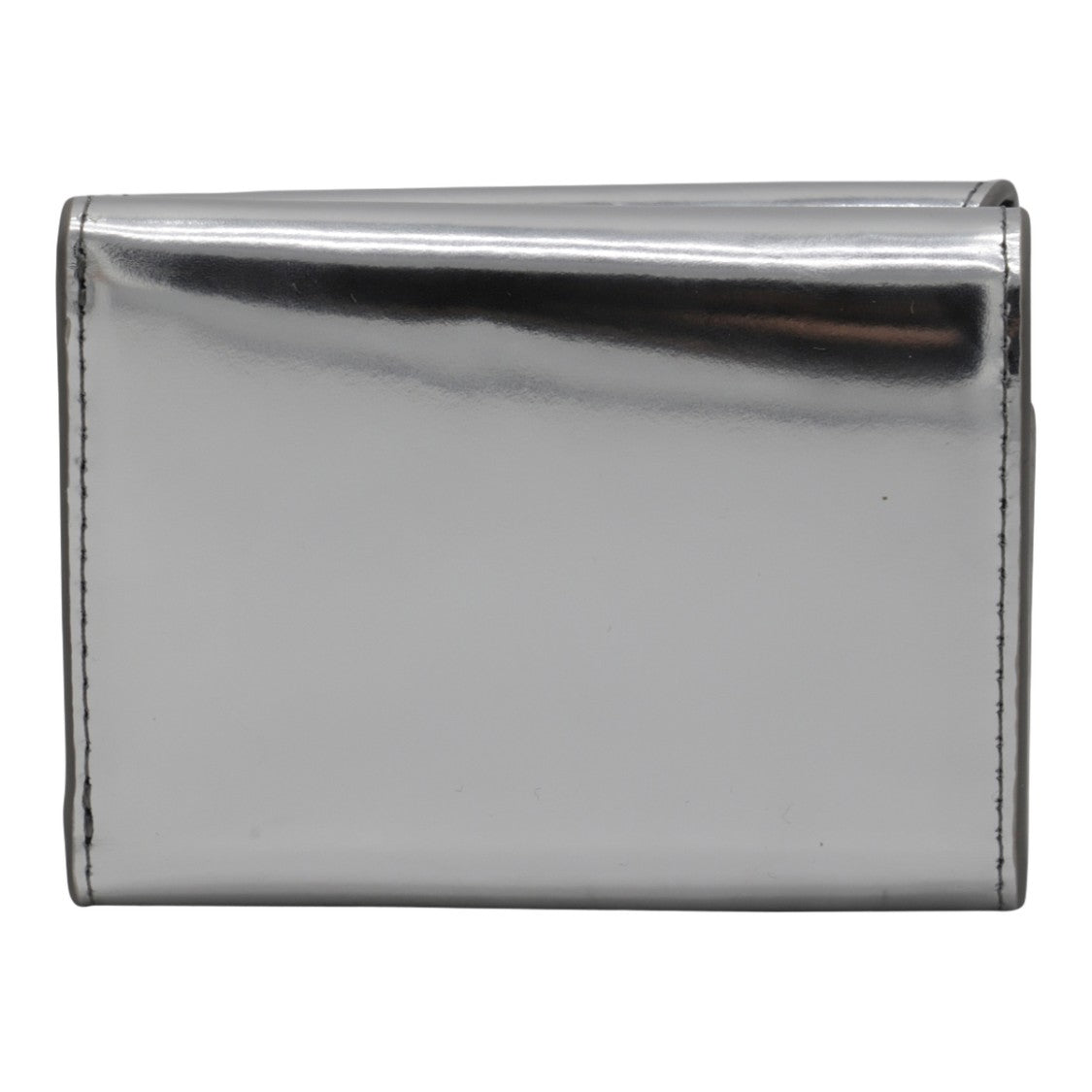 Diesel Metallic Finish Wallet With Oval Emblem