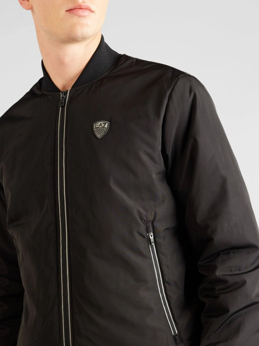 Emporio Armani Black Bomber Jacket