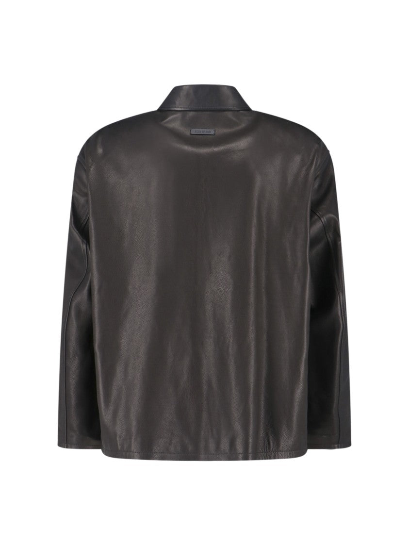 Fear Of God Calfskin Jacket – Black