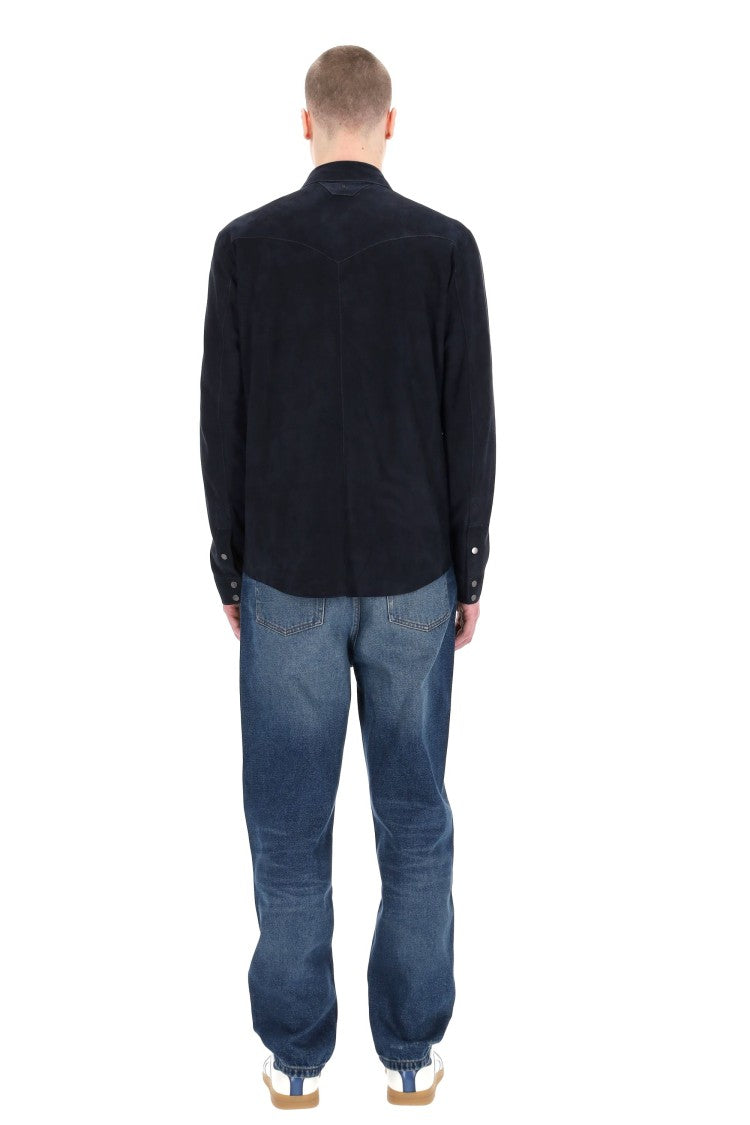 Salvatore Santoro Superlight Suede Overshirt