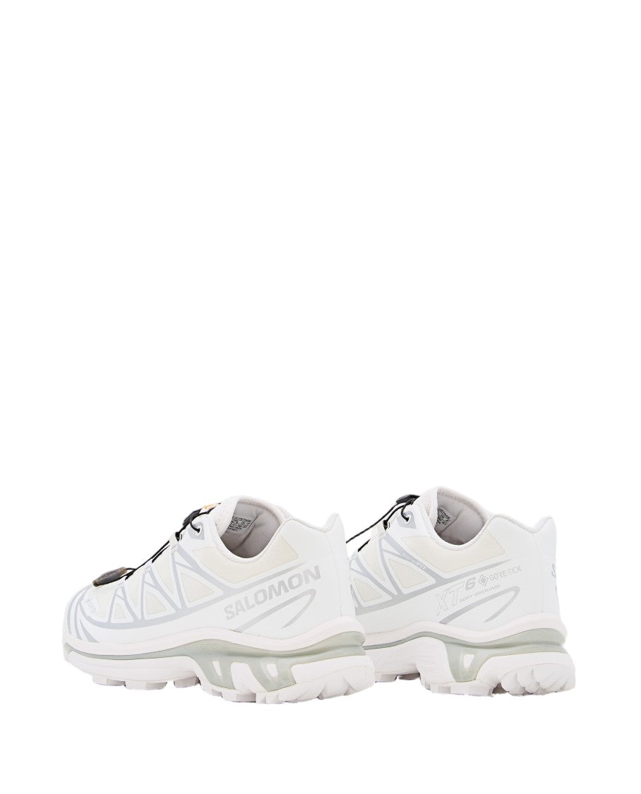 Salomon White Xt-6 Gore-Tex Quick-Lace Sneakers