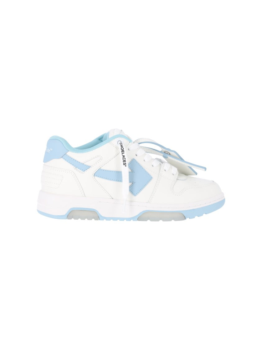 Off-White White Leather Out Of Office Sneakers