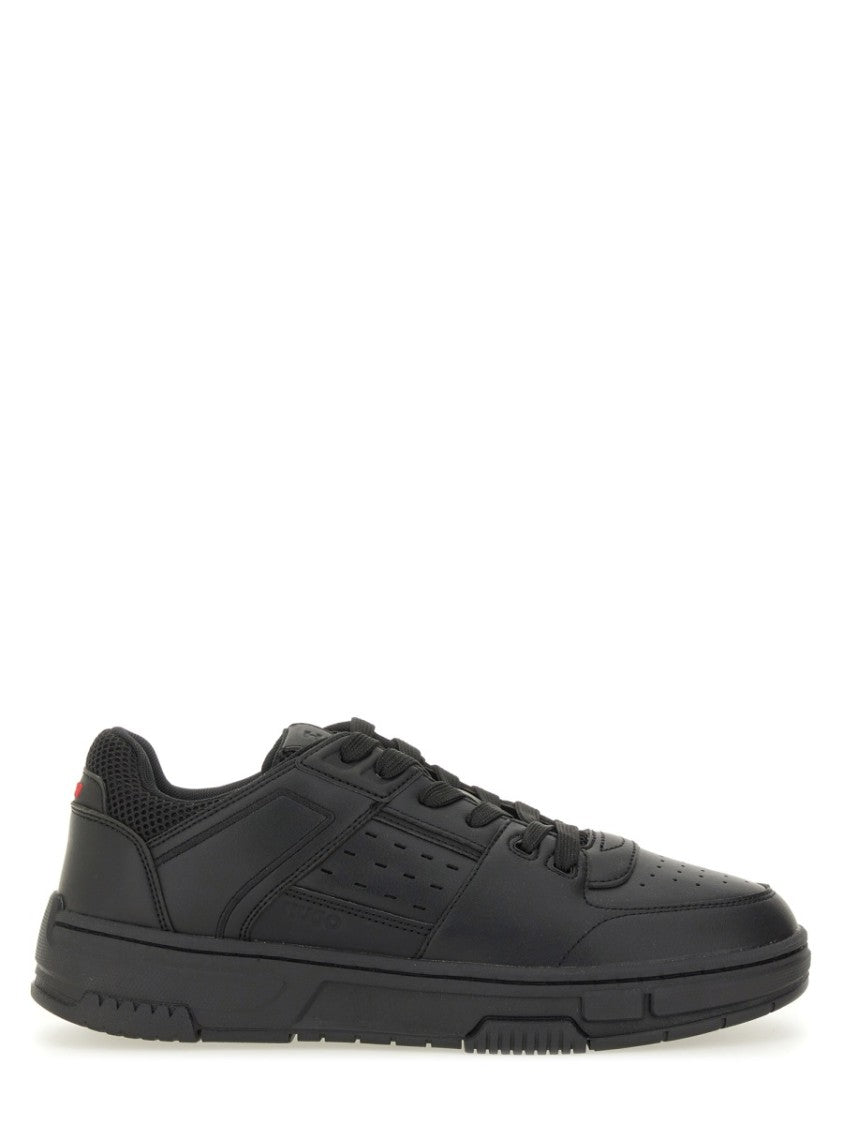Hugo Low-Top Mesh-Detailed Polyester Sneakers