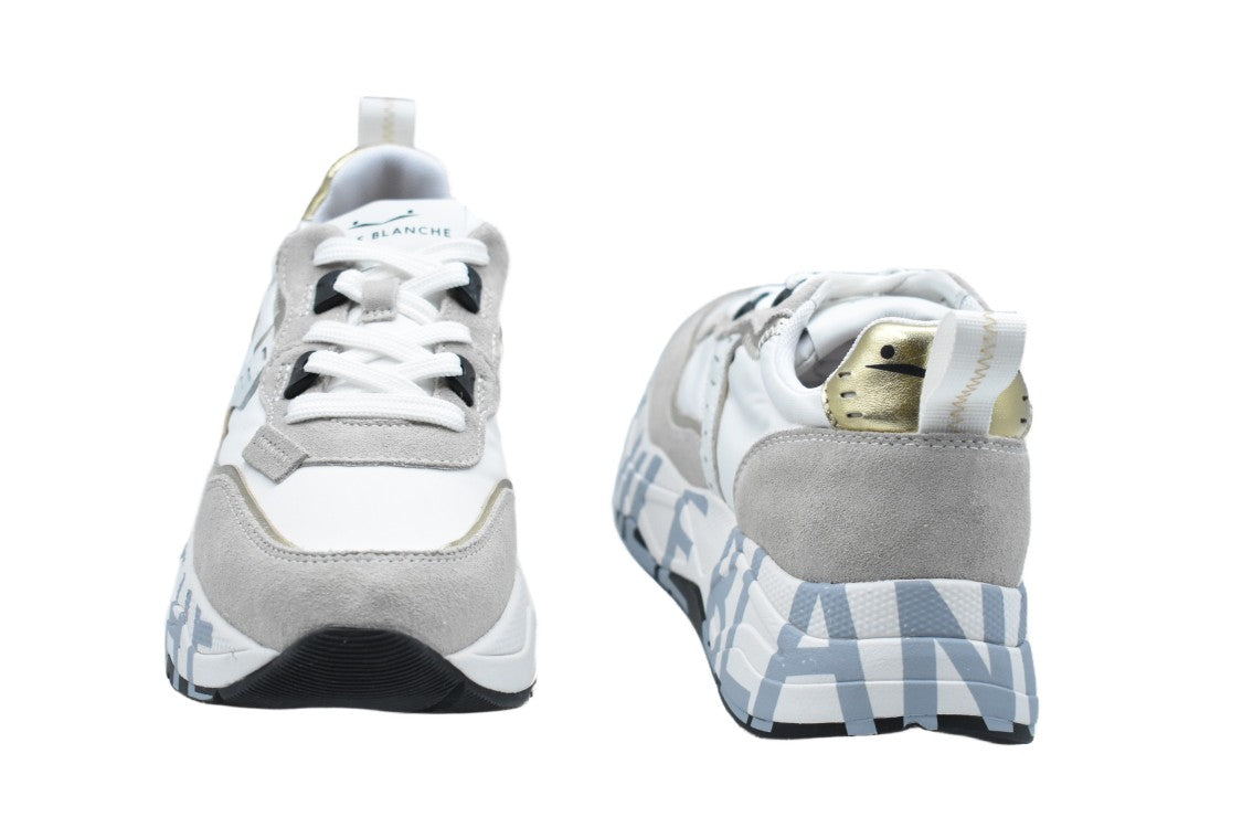 Voile Blanche Grey Low-Cut Sneakers With Double-Height Sole