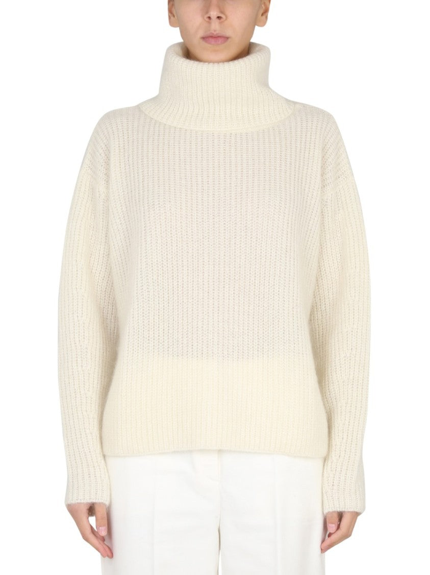 Boss High Neck Mohair Blend Sweater