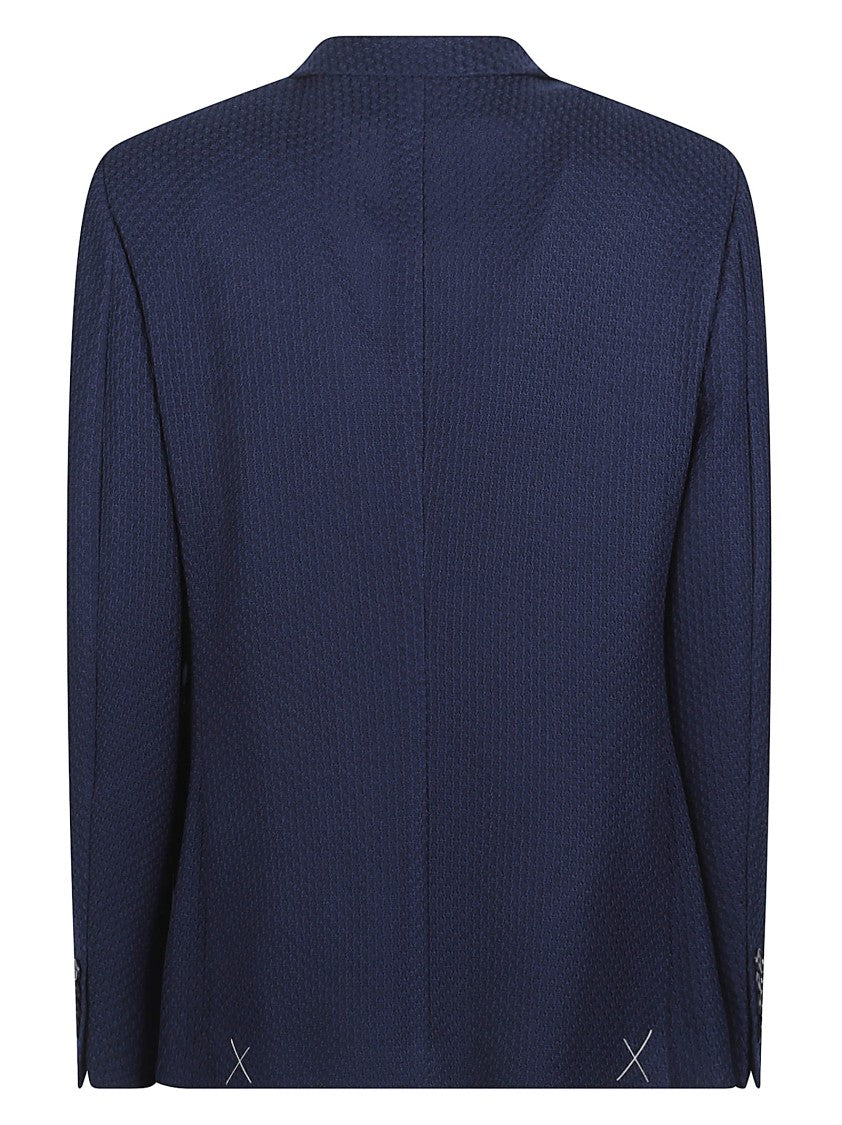 Etro Blue Roma Cotton Blazer